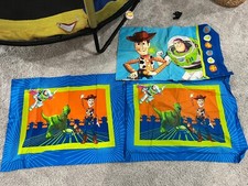 Vintage Toy Story pillowcase standard size buzz lightyear woody 90's Lot 3