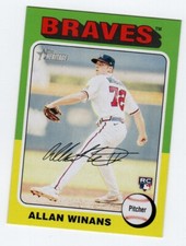 2024 Topps Heritage Allan Winans RC #432 Atlanta Braves