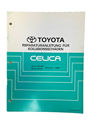 Toyota Celica Reparaturanleitung für Kollisionsschäden BRM022M AT180 ST182
