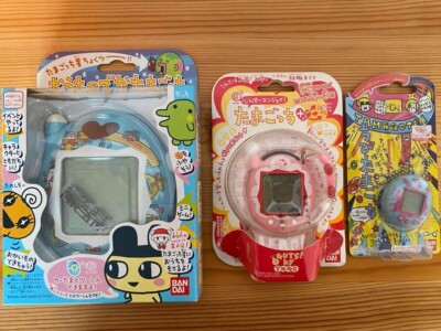 Bandai Deka Tamagotchi Entama Frill Pink Chibi Tamagotchi Set of 3