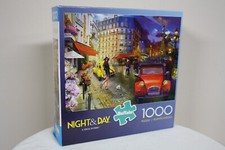 NEW - Buffalo Games Night & Day A Stroll In Paris 1000 Piece Jigsaw Puzzle