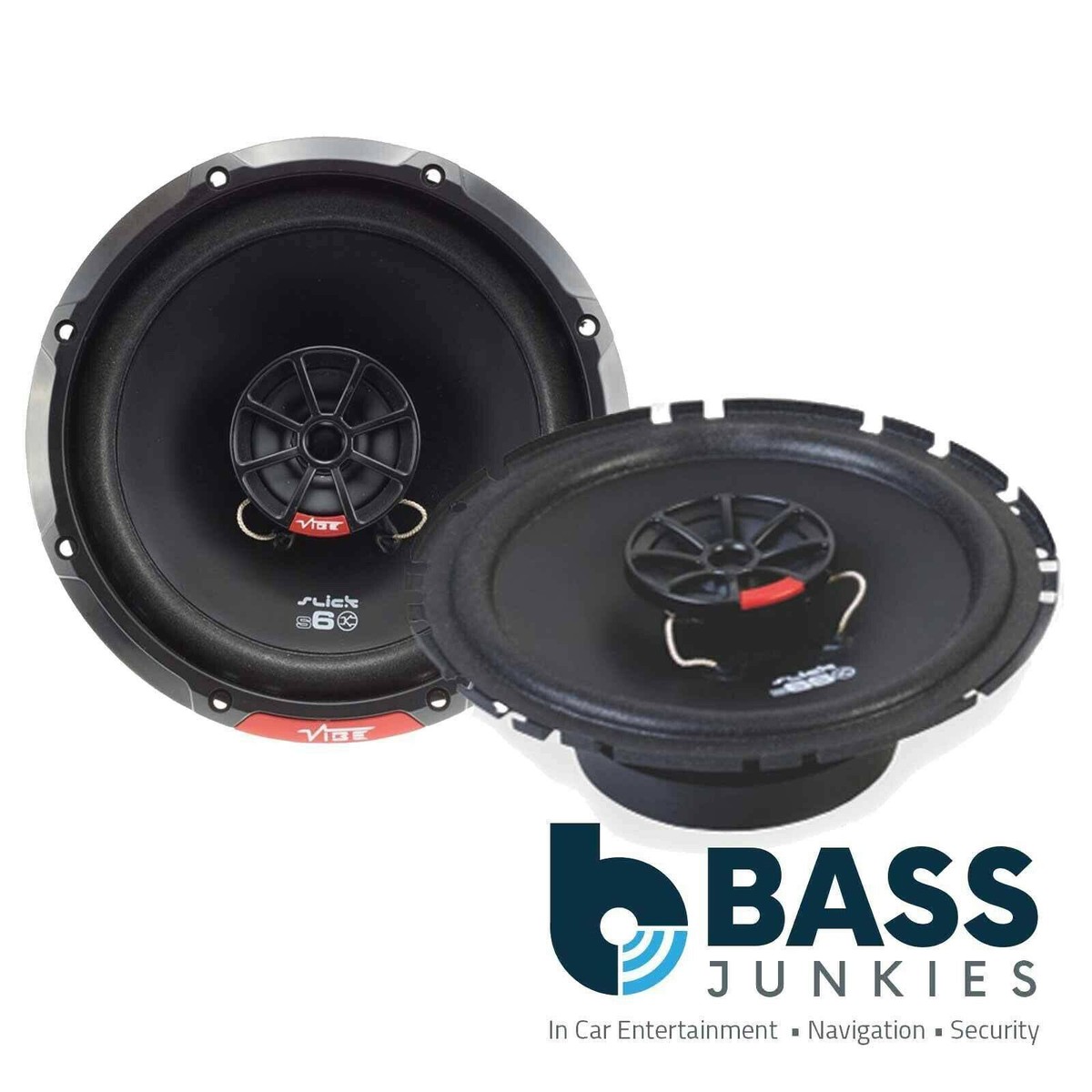 Vibe 480 Watts Pair 17cm Way Front Door Speakers Fitting Kit - Main Image
