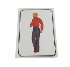 VINTAGE 1983 MATTEL FIGURINE PANINI BARBIE ALBUM STICKER NOS NEW OLD STOCK  206