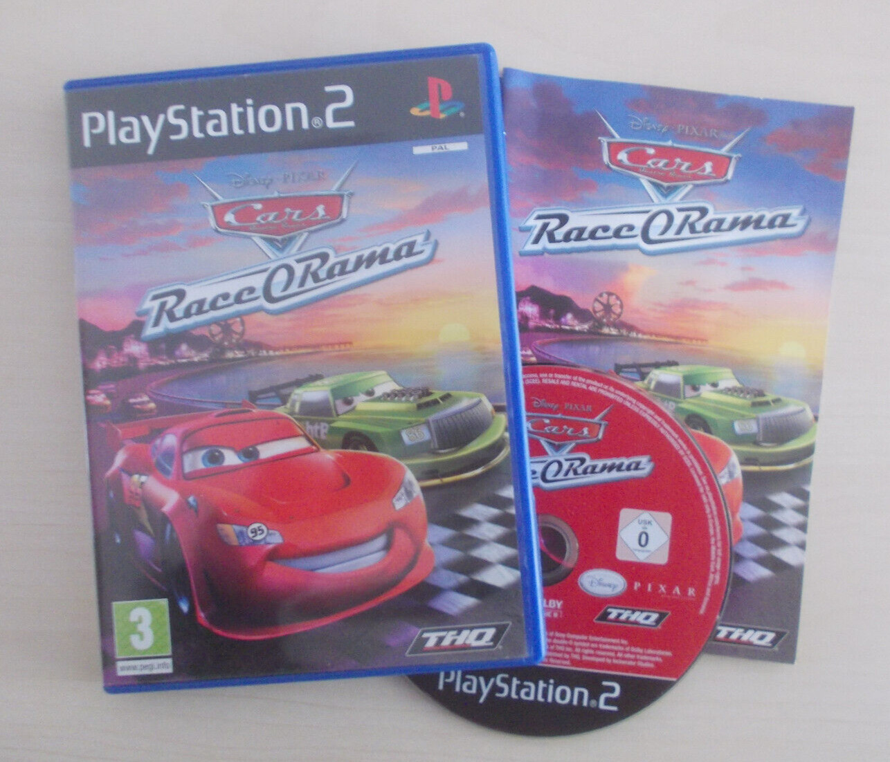 Disney Pixar Cars - PAL FR - PS2 - COMPLET - Jeux vidéo