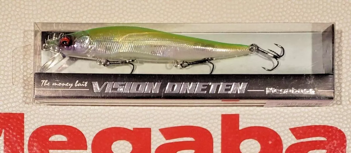 WOW! Megabass RARE Vision Oneten USA GP CRACK LIME CHART Special Release  Color