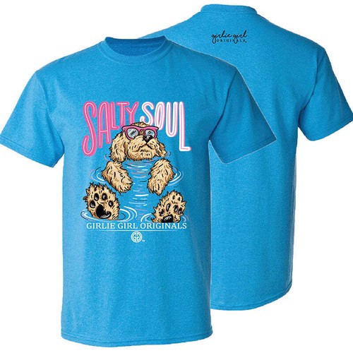 Girlie Girl Originals Salty Soul Dog T-Shirt - Picture 2 of 10