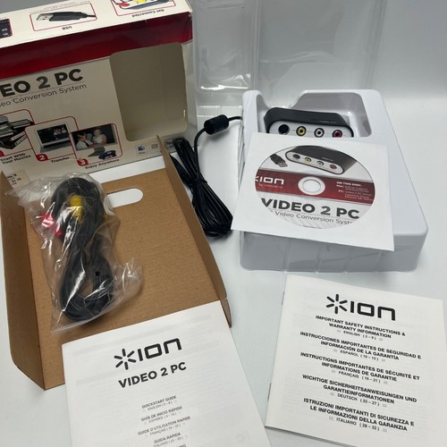 ION Video 2 PC VHS VCR to Computer USB Video Conversion System Transfer Movi - Photo 2/8