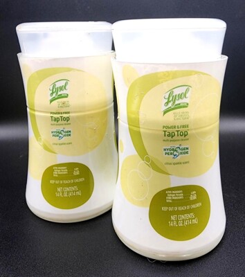 2 Tap Top Power & Free Citrus Sparkle Multi Purpose Cleaner Bath Kitchen Counter
