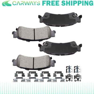 For CHEVROLET SILVERADO 1500 Brake Pads Rear Set Ceramic Direct Fit 1999-2006