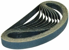 1-1/2  X 30 Inch Sanding Zirconia Cloth Sander Belts (25 PCS, 120 Grit) ALUMINA