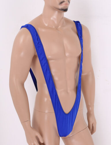 Para hombre Micro Body Deep V Mankini Tangas Traje de baño Bikini Suspendedor Ropa interior - Imagen 13 de 26