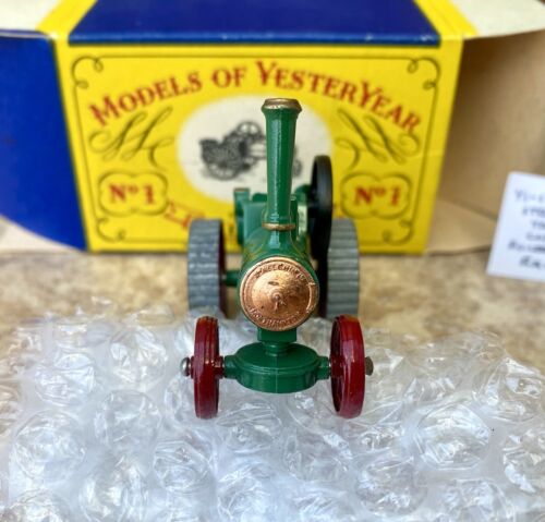 MATCHBOX LESNEY YESTERYEAR Y1-1 ALLCHIN TRACTION ENGINE ISSUE 1* RARE *NMIB* - Picture 3 of 9