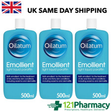 3x Oilatum Bath Emollient - 500ml DRY ITCHY ECZEMA | DERMATITIS | INFANTS |