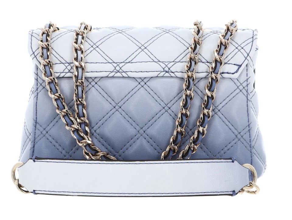 GUESS Mini 2 Compartment Convertible Flap XS Umhängetasche Stormy Blue Multi Neu - Bild 3 von 4