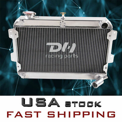 First Gen Rx7 Radiator Aluminum 3 Row Radiator Fits on Mazda 1979-1985 RX-7 RX7 GS GSL 1.1L 1 ...