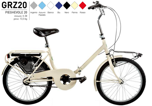 BICI PIEGHEVOLE FOLDING MISURA 20 GRAZIELLA PASSEGGIO ART. GRZ20 SENZA  CAMBIO 1V | eBay