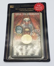 Kiss ? Ace Frehely Alive Worldwide Mint Sealed Coin Nickel Silver 1997