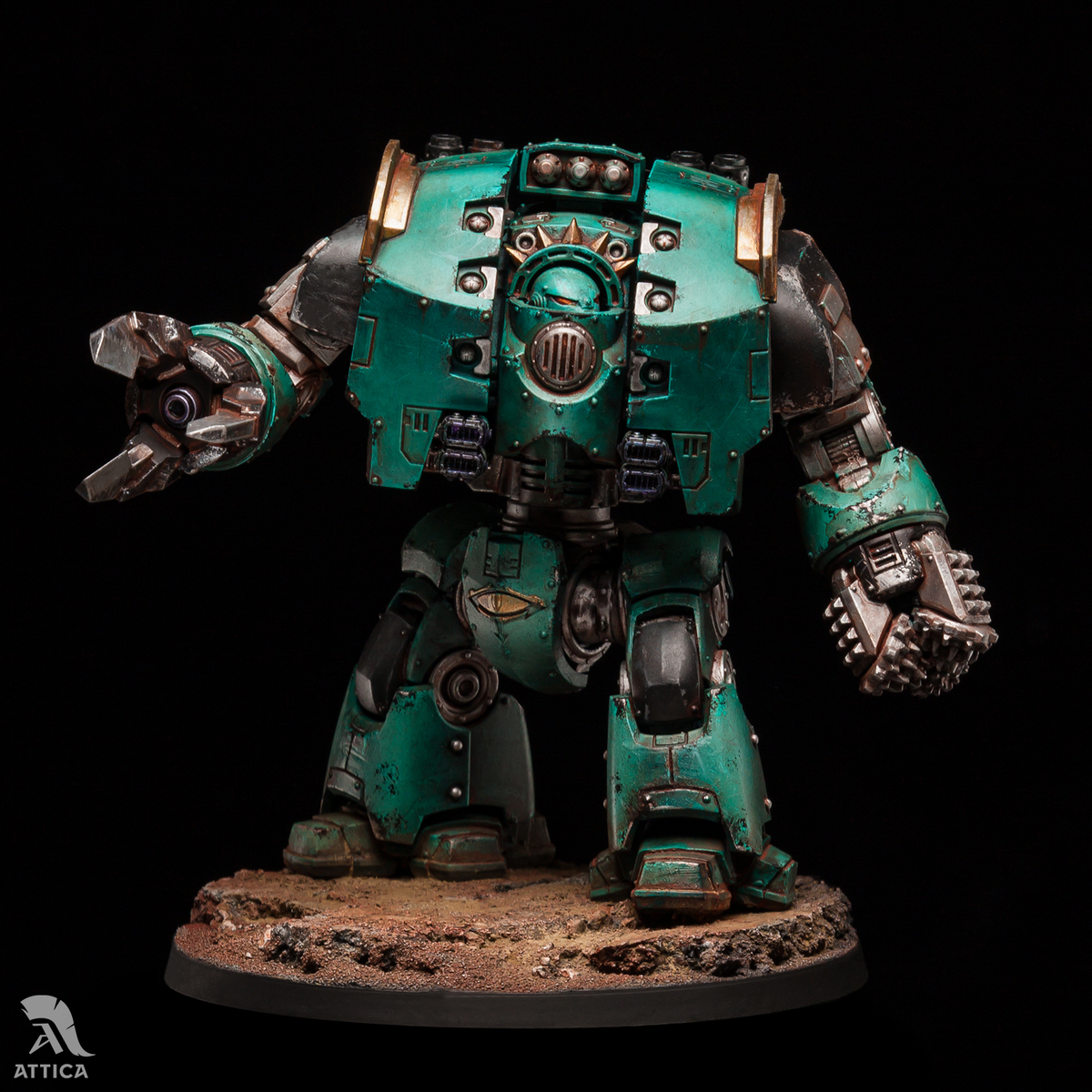 Leviathan Siege Dreadnought painted figure Horus Heresy Pre-Sale