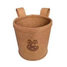 Vintage Style Felted Bicycles Basket Waterproofed Basket Outdoor Cycling