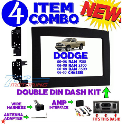 METRA 95-6528B 2006-2010 RAM Trucks Double-Din Dash Stereo Installation Kit