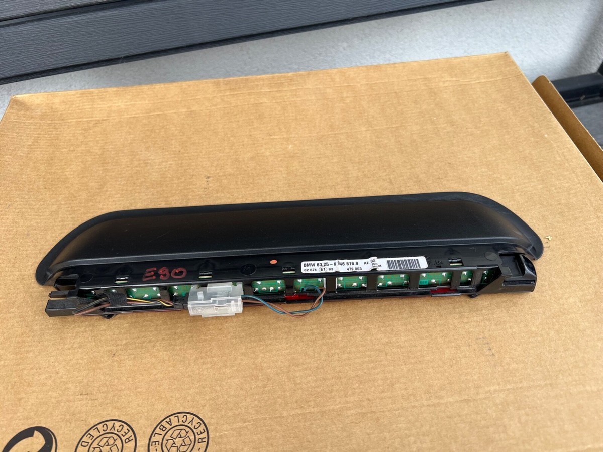 2006-2011 BMW E90 325i 328i 335i 3rd Third Brake Light Lamp Black