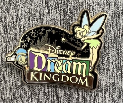 WDW DISNEY DREAM KINGDOM MYSTERY TINKER BELL & JIMINY CRICKET PIN