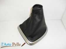 Schaltknauf Kompatibel Mit NISSAN QASHQAI Echtes Schwarzes Leder