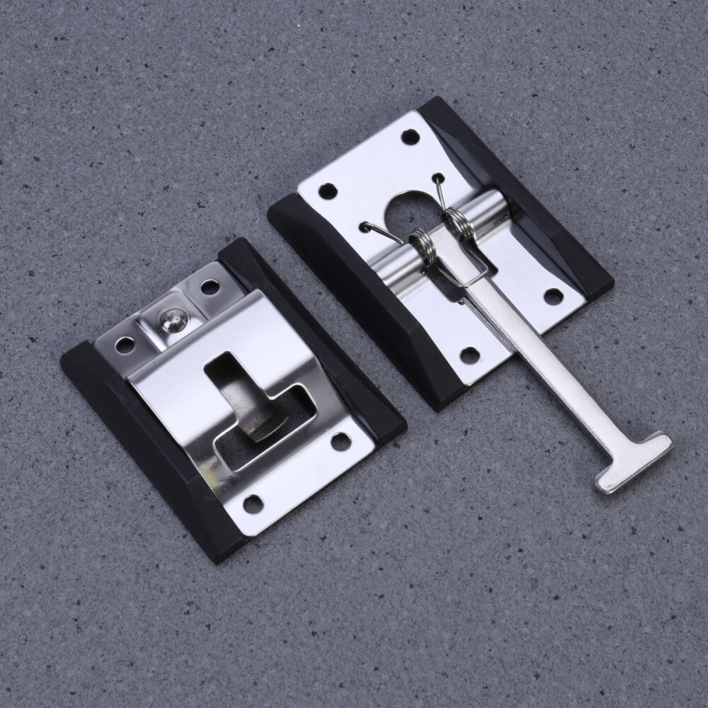 Wuidail 2-Pack RV Door Holder - 304 Stainless Steel T-Style Latch For Camper, Trailer, Cargo Doors