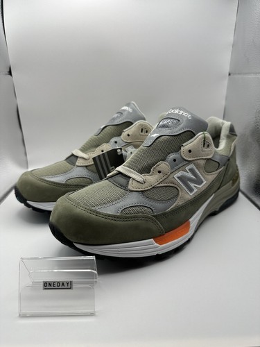 Size 10.5 - New Balance WTAPS x 992 Made in USA Olive Drab - Picture 2 of 10
