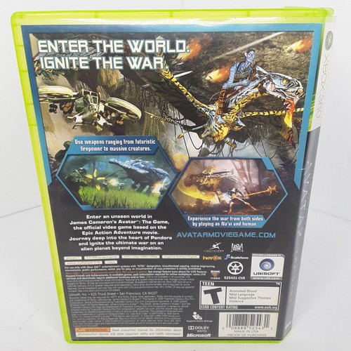 James Cameron's Avatar: The Game (Xbox 360) Complete CIB. Cleaned & Tested - Picture 3 of 4