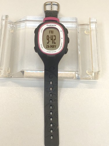 Pink Garmin FR70 W Watch + Heart Rate Monitor HRM1G w/ ANT+ USB2/Manual NEW BATT - Picture 2 of 11