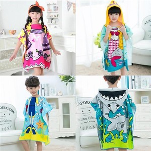 childs hooded beach towel