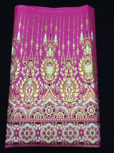 Cotton Batik Fabric Sarong Wrap Long Skirts Thai style pink The best Thailand - Picture 12 of 12