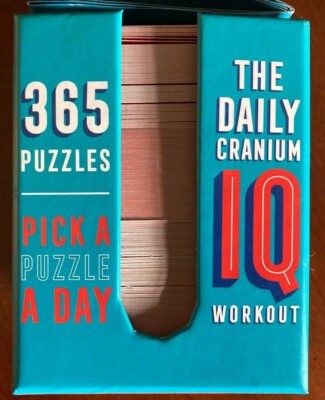 The Daily Cranium IQ Workout 365 by Professor Puzzles ''Pick A Puzzle A Day''