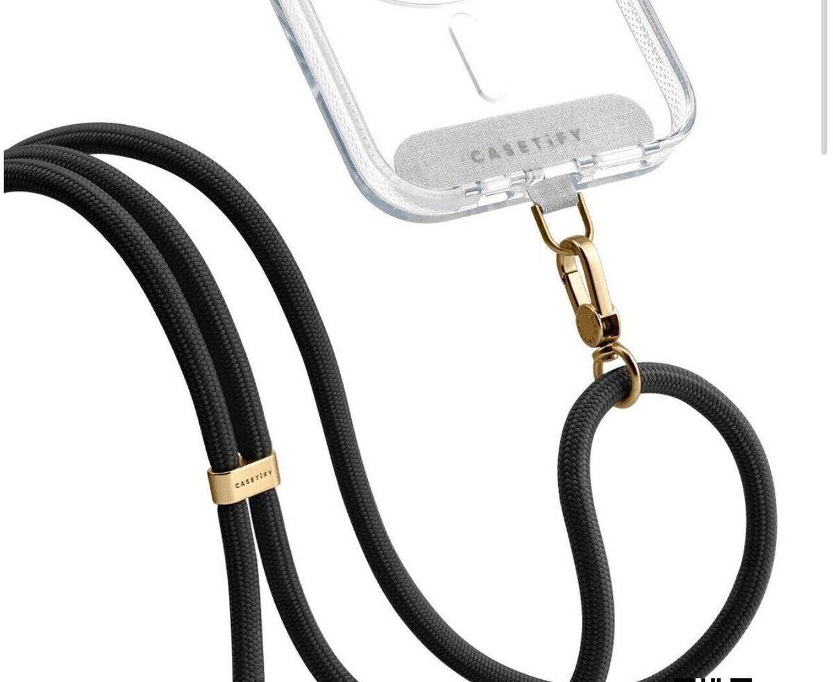 CASETiFY Rope Cross-Body Strap for Most Cell Phones - Black CASETiFY Rope Cross-Body Strap for Most Cell Phones - Black