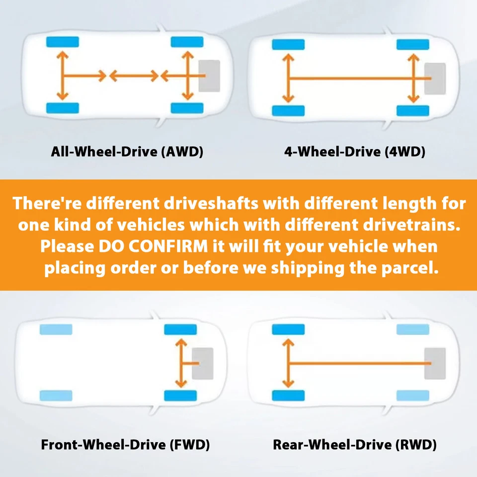 For 2010-2016 Land Rover LR4 V6 3.0L V8 5.0L Rear Driveshaft ? AWD TVB500360 - Изображение 4 из 4