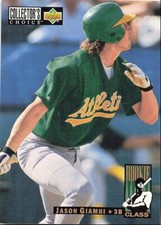 1994 Collector's Choice Jason Giambi Oakland Athletics #657