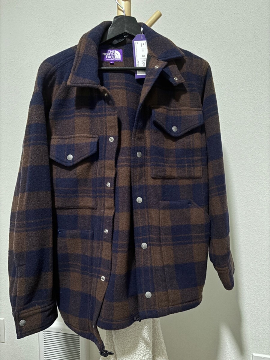 THE NORTH FACE PURPLE LABEL Wool Field CPO Check shirt THE NORTH FACE PURPLE LABEL Wool Field CPO Check shirt