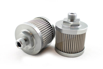 DeatschWerks For 8-01-06100 Universal Fuel Pump Pre-Filter 6AN 100 Micron