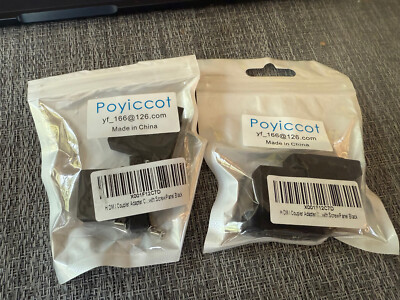 Poyiccot HDMI Coupler Adapter Female to Female Inline Straight Coupler 4 Pieces