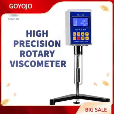 Digital Rotary Viscometer High Precision Viscosity Meter LCD NDJ-5/NDJ-8S/NDJ-9S