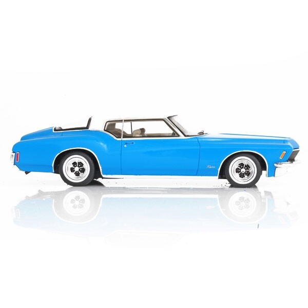 TSM 1:43 BUICK RIVIERA 1971 STRATOMIST BLUE True Scale Model
