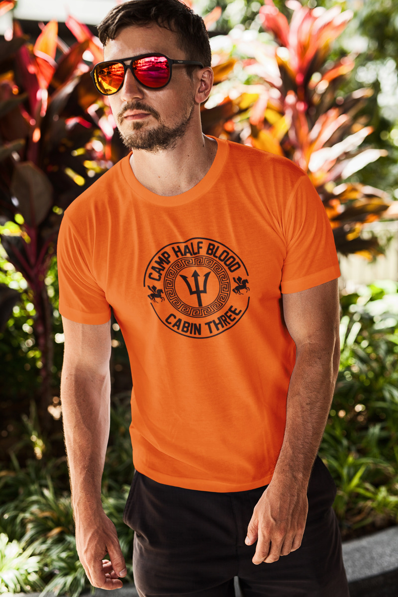 Camp Half Blood Shirts With Cabin Logo / Percy Jackson / 