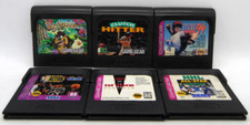 Sega Game Gear Games Taz-Mania, Clutch Hitter, RBI Baseball 94, NBA, 5 in 1, NHL
