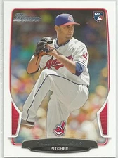 Danny Salazar Cleveland Indians 2013 Bowman Draft Rookie Card