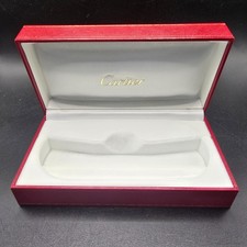 Cartier Glasses Sunglasses Hard Case Red Presentation Box Empty COT80023