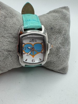 Ladies Invicta Lupah 25026 Race Erase MS Silver Tone Quartz Watch New Battery