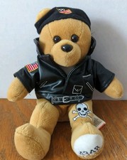 Team Beans Authentic Unity Series American Rebel Biker Bear 4348 16200