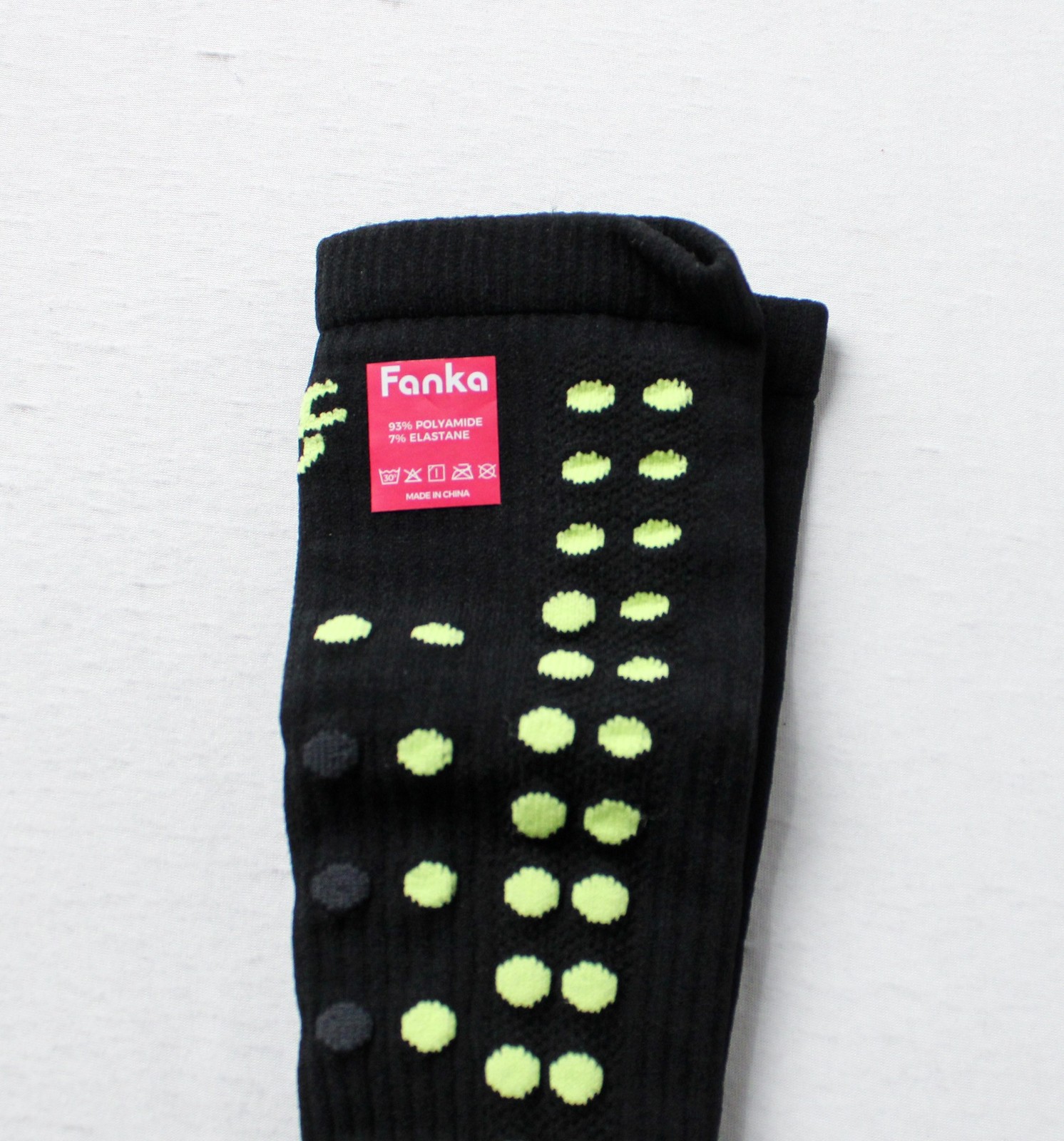 SAOLA Calze a compressione Fanka donna suola Terry al ginocchio DH3 nere taglia unica nuove con etichette