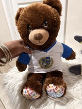 Build A Bear Birthday Brown Bear Pre-Owned With Jersey